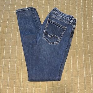 Silver Jeans Dark Blue Skinny Jeans